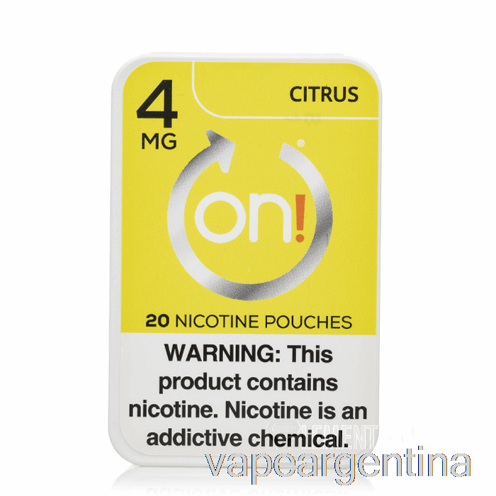¡en! Bolsitas De Nicotina - Citricos 4mg Vape Argentina